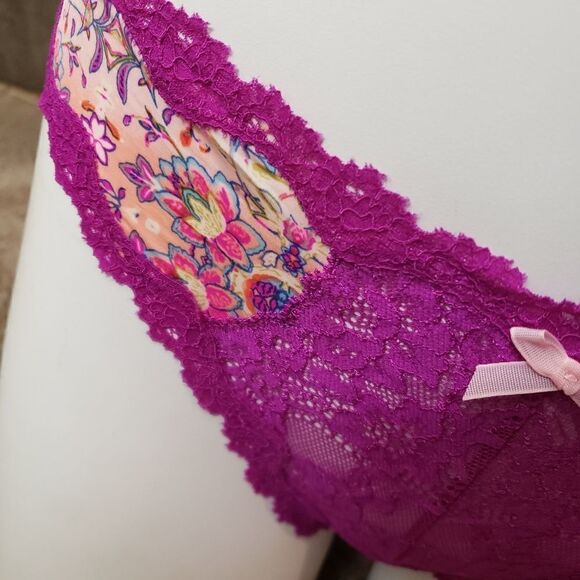 Victoria's secret Dream Angel's Thong Floral New - Picture 3 of 5